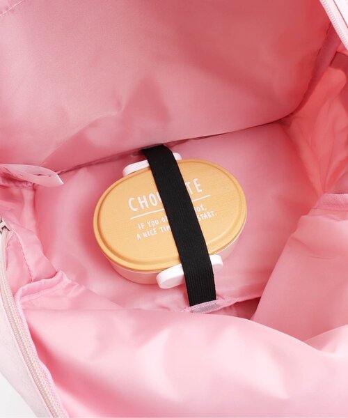 apres les cours（アプレレクール）の「お花モチーフリュック（バックパック/リュック・キッズ・アイボリー/ピンク・SMALL/MEDIUM）」の6枚目の写真