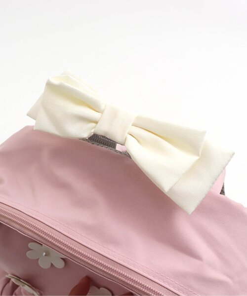 apres les cours（アプレレクール）の「お花モチーフリュック（バックパック/リュック・キッズ・アイボリー/ピンク・SMALL/MEDIUM）」の10枚目の写真