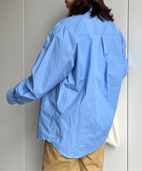 U.S. POLO ASSN.（ユーエスポロアッスン）の「1ポイント刺繍シャツ（シャツ/ブラウス・メンズ・インディゴブルー/ブルー/ブラック/サックスブルー・LARGE/X-LARGE/SMALL/MEDIUM）」の9枚目の写真