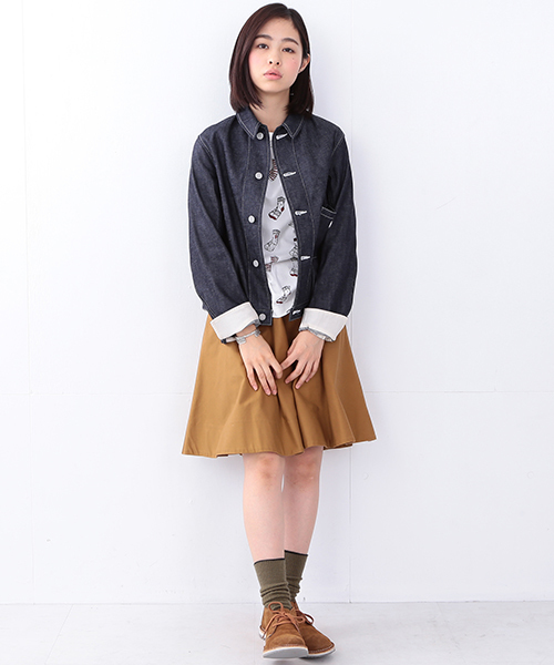 BEAMS BOY（ビームスボーイ）の「BEAMS BOY / SOX プリント クルー ロングスリーブ（Tシャツ/カットソー・レディース・ホワイト/グレー・ONE SIZE）」の16枚目の写真