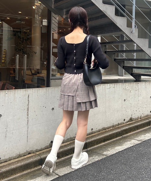 ボックスプリーツスカパン（スカート）｜one after another NICE CLAUP