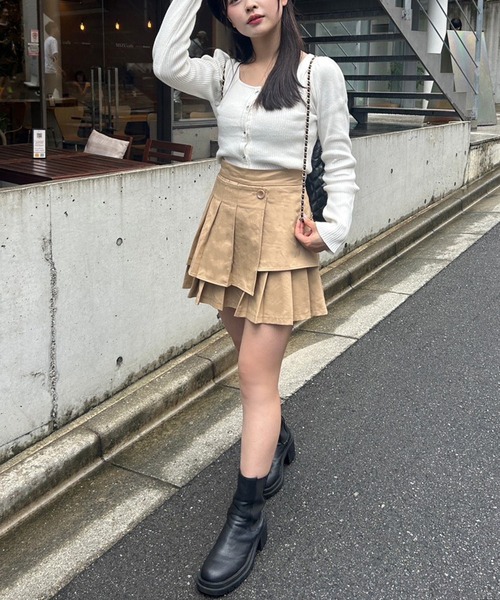 ボックスプリーツスカパン（スカート）｜one after another NICE CLAUP