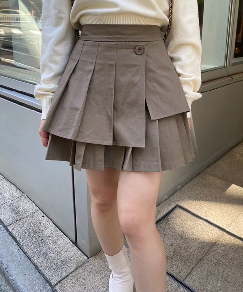 ボックスプリーツスカパン（スカート）｜one after another NICE CLAUP