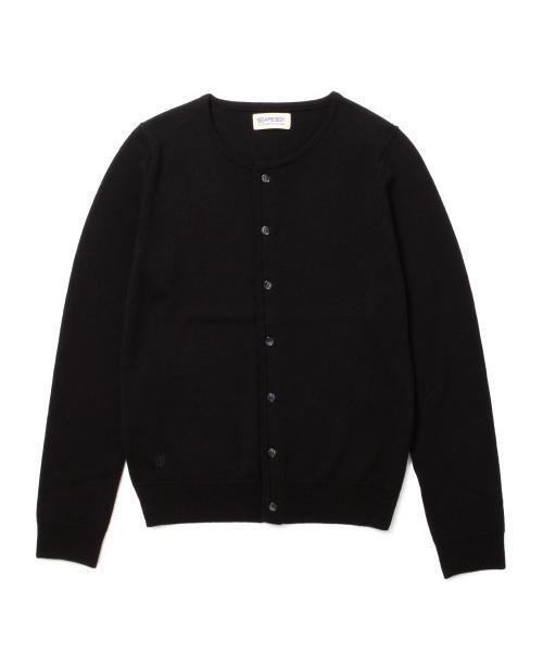 BEAMS BOY（ビームスボーイ）の「BEAMS BOY / 12ゲージ BB刺繍クルーカーディガン 15FW（カーディガン/ボレロ・レディース・ナチュラル/グレー/ブラック/レッド/ブルー/ネイビー・0/1）」の15枚目の写真