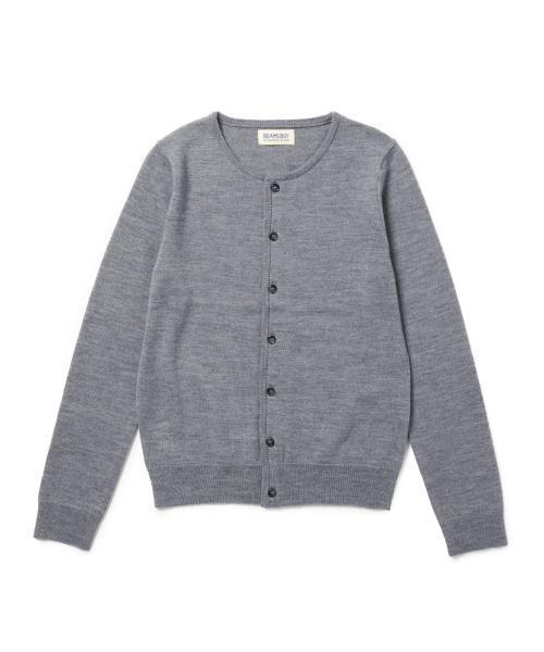 BEAMS BOY（ビームスボーイ）の「BEAMS BOY / 12ゲージ BB刺繍クルーカーディガン 15FW（カーディガン/ボレロ・レディース・ナチュラル/グレー/ブラック/レッド/ブルー/ネイビー・0/1）」の10枚目の写真