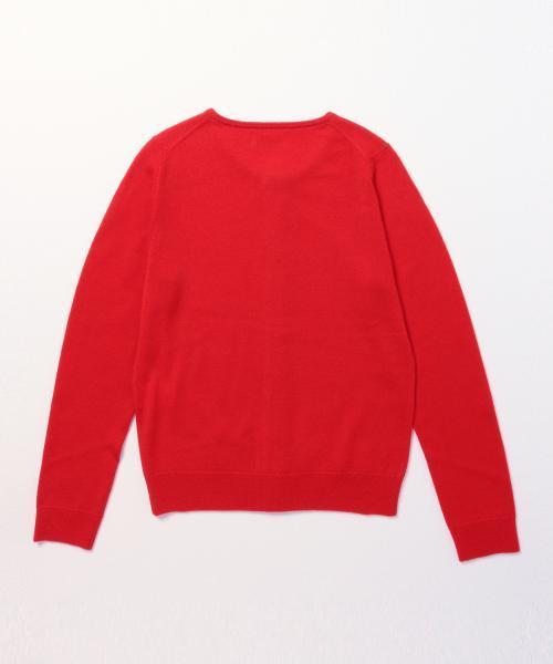 BEAMS BOY（ビームスボーイ）の「BEAMS BOY / 12ゲージ BB刺繍クルーカーディガン 15FW（カーディガン/ボレロ・レディース・ナチュラル/グレー/ブラック/レッド/ブルー/ネイビー・0/1）」の16枚目の写真