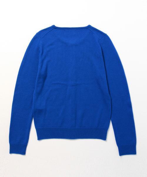 BEAMS BOY（ビームスボーイ）の「BEAMS BOY / 12ゲージ BB刺繍クルーカーディガン 15FW（カーディガン/ボレロ・レディース・ナチュラル/グレー/ブラック/レッド/ブルー/ネイビー・0/1）」の20枚目の写真