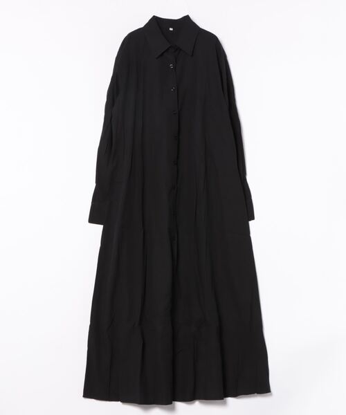 aimoha（アイモハ）の「コットンブレンド　シャツワンピース（ワンピース・レディース・ブラック/ホワイト/キャメル・MEDIUM/LARGE/X-LARGE）」の8枚目の写真