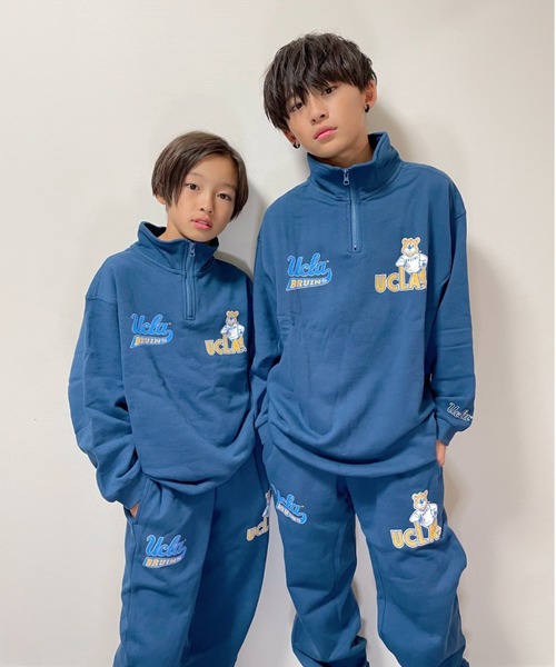 ムラサキスポーツ by RiY（ムラサキスポーツバイアールアイワイ）の「ANTIBAL/アンティバル キッズ スウェット ZIP/HLTD 234AN3TR077（スウェット・キッズ・ブラック/ブルー/ブラウン/ヘザーグレー/グリーン・160cm/130cm/140cm/150cm）」の10枚目の写真