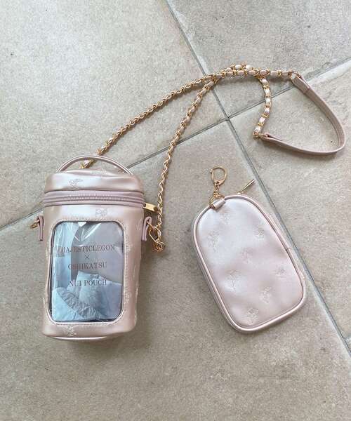 MAJESTIC LEGON(マジェスティックレゴン)の「フローラルぬいポーチ(ポーチ・レディース・アイボリー/ベージュ/ブラウン/イエロー/ピンク・FREE)」の9枚目の写真