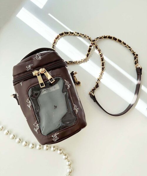 MAJESTIC LEGON(マジェスティックレゴン)の「フローラルぬいポーチ(ポーチ・レディース・アイボリー/ベージュ/ブラウン/イエロー/ピンク・FREE)」の14枚目の写真