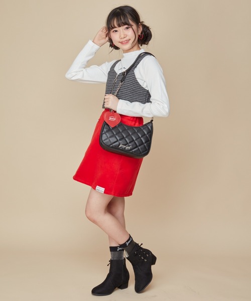 JENNI(ジェニィ)の「サイドレースアップショートブーツ(ブーツ・キッズ・ベージュ/レッド/ブラック・23cm/24cm/20cm/22cm/21cm)」の16枚目の写真