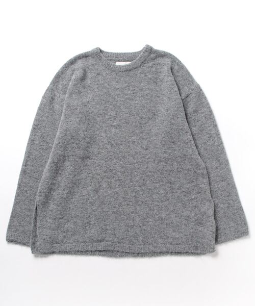 hellam（へラム）の「杢起毛糸　ビスチェセットプルオーバー（ニット/セーター・レディース・ダークグレー/アイボリー/ブラック/グレー・FREE）」の6枚目の写真