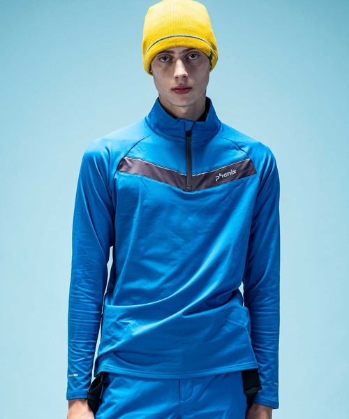 phenix(フェニックス)の「phenix(フェニックス)Time Space 1/2 Zip Tee/Middle メンズ/スキーウェア/アンダーウェア/インナー/ハーフジップ(その他アウター・メンズ・カーキ/ホワイト/オレンジ/ブラック/ブルー・L/XL/M)」の15枚目の写真