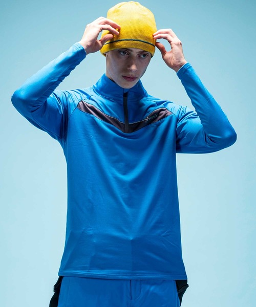 セール】phenix(フェニックス)Time Space 1/2 Zip Tee/Middle メンズ