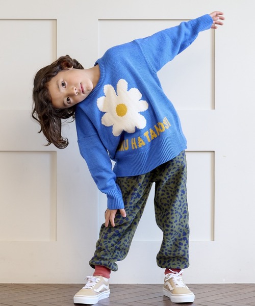 BIG FIELD（ビッグフィールド）の「総柄フリースパンツ（80～150cm）（その他パンツ・キッズ・グリーン/ベージュ/エメラルド・90/130/95/120/140/110/150/100/80）」の6枚目の写真