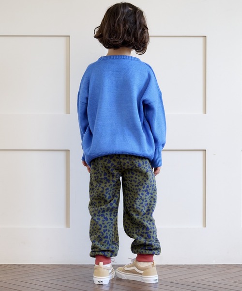 BIG FIELD（ビッグフィールド）の「総柄フリースパンツ（80～150cm）（その他パンツ・キッズ・グリーン/ベージュ/エメラルド・90/130/95/120/140/110/150/100/80）」の7枚目の写真