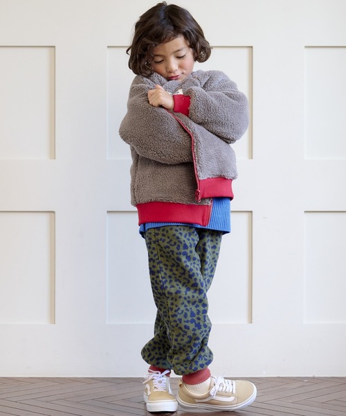 BIG FIELD（ビッグフィールド）の「総柄フリースパンツ（80～150cm）（その他パンツ・キッズ・グリーン/ベージュ/エメラルド・90/130/95/120/140/110/150/100/80）」の8枚目の写真