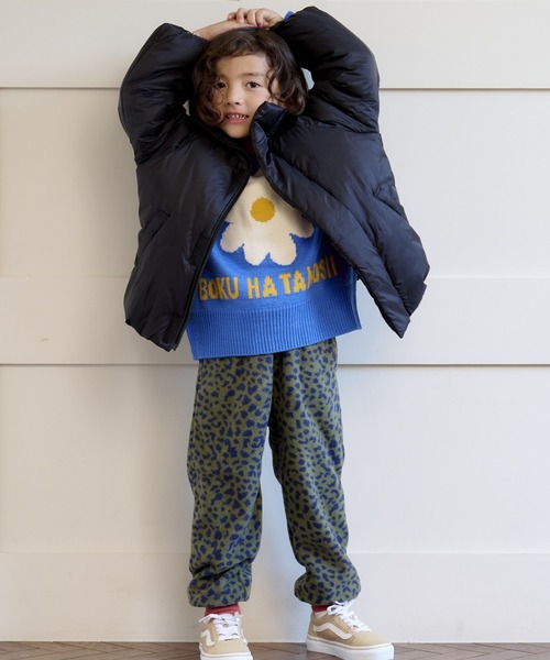 BIG FIELD（ビッグフィールド）の「総柄フリースパンツ（80～150cm）（その他パンツ・キッズ・グリーン/ベージュ/エメラルド・90/130/95/120/140/110/150/100/80）」の11枚目の写真