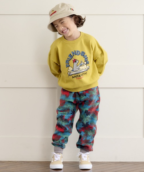 BIG FIELD（ビッグフィールド）の「総柄フリースパンツ（80～150cm）（その他パンツ・キッズ・グリーン/ベージュ/エメラルド・90/130/95/120/140/110/150/100/80）」の14枚目の写真