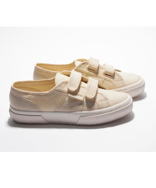 SPERGA（スペルガ）の「＜SUPERGA×Steven Alan＞SNEAKERS/ｽﾆｰｶｰ◆（スニーカー・レディース・ナチュラル/ネイビー・35/36/37/38）」の2枚目の写真