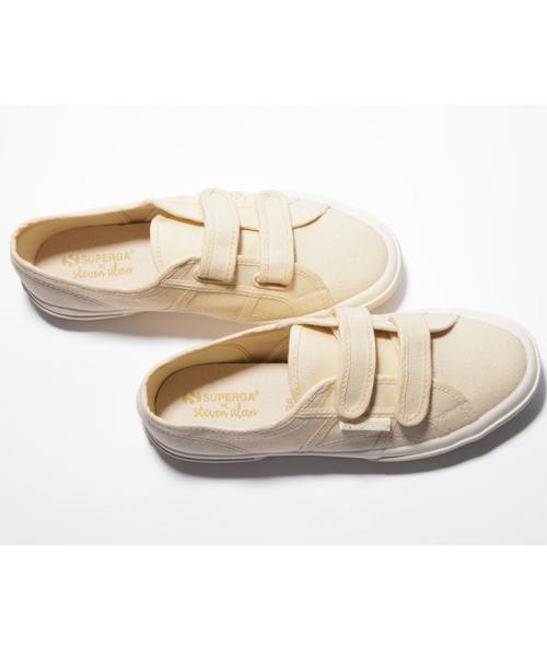 SPERGA（スペルガ）の「＜SUPERGA×Steven Alan＞SNEAKERS/ｽﾆｰｶｰ◆（スニーカー・レディース・ナチュラル/ネイビー・35/36/37/38）」の6枚目の写真