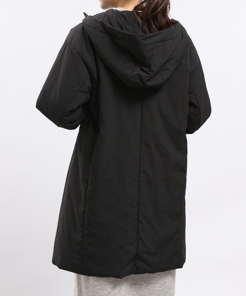 GLOBAL WORK Smile Seed Store（グローバルワーク スマイルシードストア）の「エアサーマルコート/704197（その他アウター・レディース・ブラック/アイボリー・MEDIUM/X-LARGE/SMALL/LARGE）」の20枚目の写真