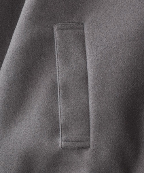 SITRY(シトリー)の「wool like over size dolman sleeve blouson/ウールライク オーバーサイズ ドルマンスリーブ ブルゾン(ブルゾン・メンズ・ホワイト/ブラック/チャコールグレー/グレイッシュベージュ/ブラウン・L/M)」の12枚目の写真