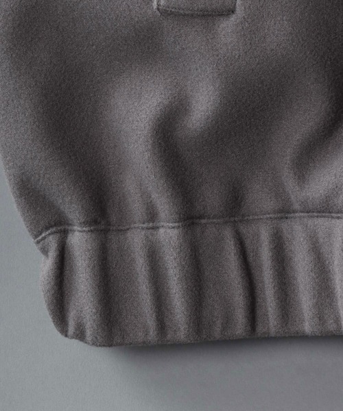 SITRY(シトリー)の「wool like over size dolman sleeve blouson/ウールライク オーバーサイズ ドルマンスリーブ ブルゾン(ブルゾン・メンズ・ホワイト/ブラック/チャコールグレー/グレイッシュベージュ/ブラウン・L/M)」の14枚目の写真