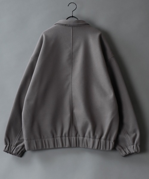 SITRY(シトリー)の「wool like over size dolman sleeve blouson/ウールライク オーバーサイズ ドルマンスリーブ ブルゾン(ブルゾン・メンズ・ホワイト/ブラック/チャコールグレー/グレイッシュベージュ/ブラウン・L/M)」の16枚目の写真