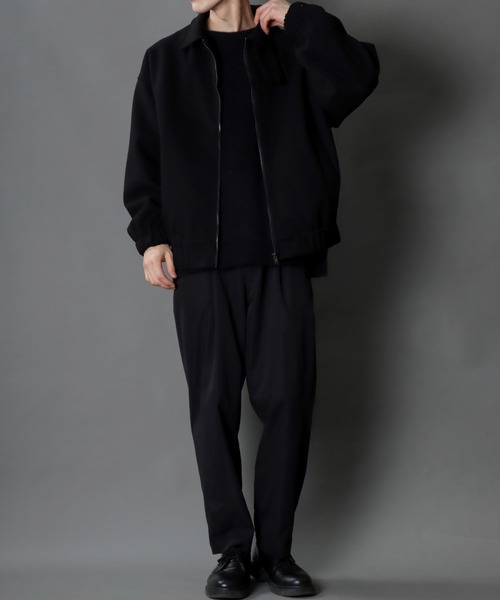 SITRY(シトリー)の「wool like over size dolman sleeve blouson/ウールライク オーバーサイズ ドルマンスリーブ ブルゾン(ブルゾン・メンズ・ホワイト/ブラック/チャコールグレー/グレイッシュベージュ/ブラウン・L/M)」の22枚目の写真