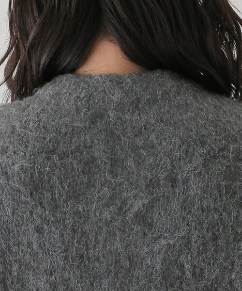 B.C STOCK(ベーセーストック)の「《追加》シャギーカーディガン(カーディガン/ボレロ・レディース・チャコールグレー/ベージュ/イエロー/ブルー・FREE)」の19枚目の写真
