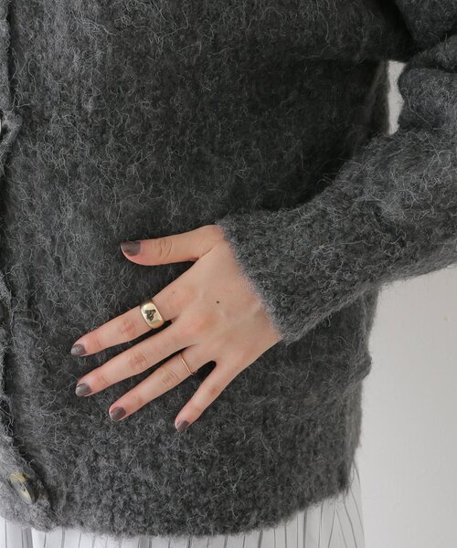 B.C STOCK(ベーセーストック)の「《追加》シャギーカーディガン(カーディガン/ボレロ・レディース・チャコールグレー/ベージュ/イエロー/ブルー・FREE)」の17枚目の写真