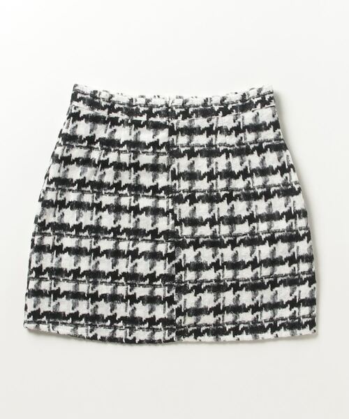 DT MaxMara ★ 千鳥格子ツイード ミニ スカート VERNA ブルー セール】千鳥柄ツイードミニスカート（スカート）｜leune（ルネ