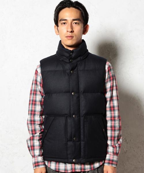 green label relaxing（グリーンレーベルリラクシング）の「TAS/FLAN HOOD ダウンベスト◆（ダウンベスト・メンズ・グレー/ネイビー・MEDIUM/LARGE/X-LARGE/SMALL）」の20枚目の写真