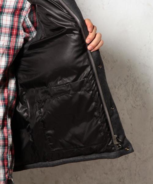 green label relaxing（グリーンレーベルリラクシング）の「TAS/FLAN HOOD ダウンベスト◆（ダウンベスト・メンズ・グレー/ネイビー・MEDIUM/LARGE/X-LARGE/SMALL）」の11枚目の写真