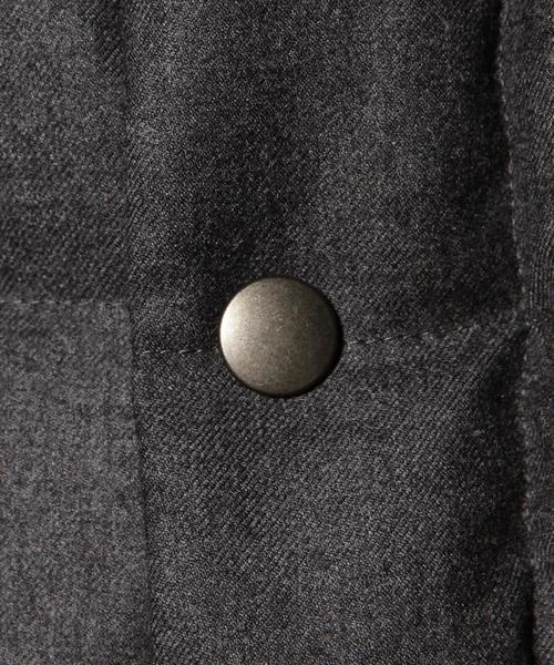 green label relaxing（グリーンレーベルリラクシング）の「TAS/FLAN HOOD ダウンベスト◆（ダウンベスト・メンズ・グレー/ネイビー・MEDIUM/LARGE/X-LARGE/SMALL）」の12枚目の写真