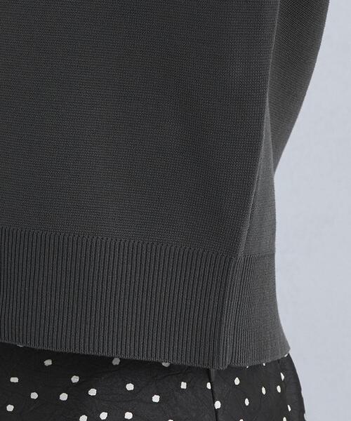 green label relaxing（グリーンレーベルリラクシング）の「フォルム コンパクト カーディガン -ウォッシャブル-（カーディガン/ボレロ・レディース・ライトブルー/ダークグレー/レッド・FREE）」の8枚目の写真