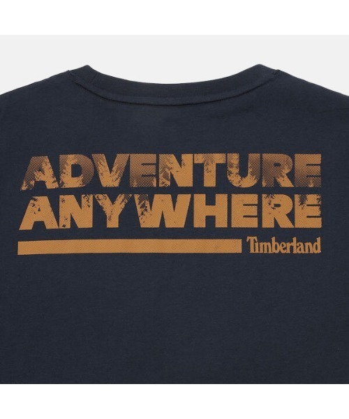 【Timberland】ポケット ロゴ 半袖 Tシャツ ネイビー / 送料無料 Timberland（ティンバーランド）の「メンズ 半袖 グラフィック