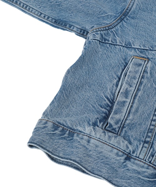 upperhights（アッパーハイツ）の「＜upper hights / アッパーハイツ＞"THE REMAKE"ジャケット（デニムジャケット・レディース・インディゴブルー・1）」の8枚目の写真