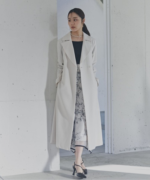 PROPORTION BODY DRESSING(プロポーションボディドレッシング)の「デコルテリブニット / 1214170204(ニット/セーター・レディース・ブラック/ホワイト系その他/ライトグリーン・FREE)」の9枚目の写真