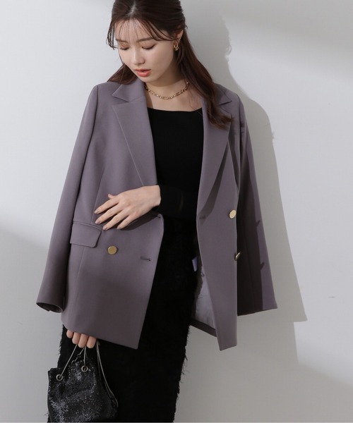 PROPORTION BODY DRESSING(プロポーションボディドレッシング)の「デコルテリブニット / 1214170204(ニット/セーター・レディース・ブラック/ホワイト系その他/ライトグリーン・FREE)」の14枚目の写真