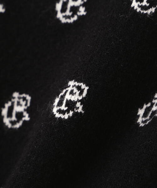 FREE'S MART（フリーズマート）の「◆総柄コンパクトロゴニット（ニット/セーター・レディース・ホワイト/ブラック・FREE）」の8枚目の写真