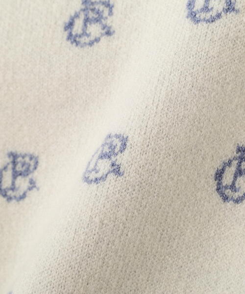 FREE'S MART（フリーズマート）の「◆総柄コンパクトロゴニット（ニット/セーター・レディース・ホワイト/ブラック・FREE）」の15枚目の写真