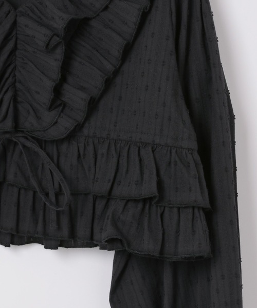 Heather(ヘザー)の「アソートフリルブラウス 109081(シャツ/ブラウス・レディース・ベージュ系その他/ブラック/オフホワイト・FREE)」の13枚目の写真