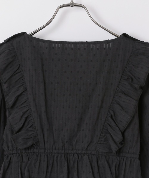 Heather(ヘザー)の「アソートフリルブラウス 109081(シャツ/ブラウス・レディース・ベージュ系その他/ブラック/オフホワイト・FREE)」の10枚目の写真