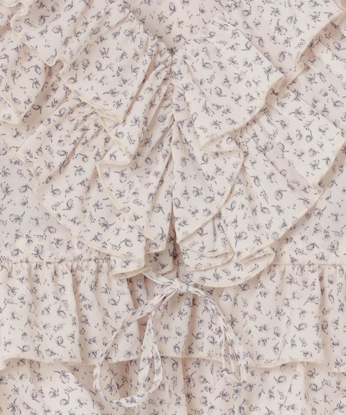 Heather(ヘザー)の「アソートフリルブラウス 109081(シャツ/ブラウス・レディース・ベージュ系その他/ブラック/オフホワイト・FREE)」の8枚目の写真