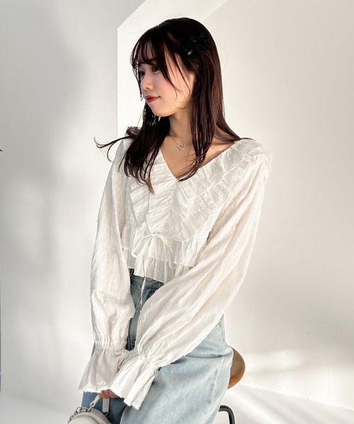 ブラウス シャツ FEATHER TULLE BLOUSE レディース 楽天市場】スワトウ刺繍（シャツ・ブラウス｜トップス