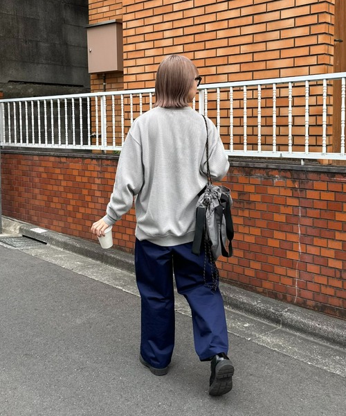 CIAOPANIC TYPY（チャオパニックティピー）の「ウェーブワッフルピグメントスウェット（スウェット・メンズ・サックスブルー/グレー/ピンク/チャコールグレー・MEDIUM/LARGE）」の22枚目の写真