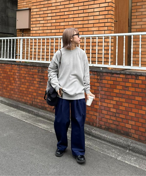 CIAOPANIC TYPY（チャオパニックティピー）の「ウェーブワッフルピグメントスウェット（スウェット・メンズ・サックスブルー/グレー/ピンク/チャコールグレー・MEDIUM/LARGE）」の20枚目の写真